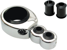 Load image into Gallery viewer, MOTION PRO CABLE CLAMP 1"-1 1/8" DUAL THR/CLU CHROME 11-0044
