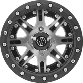 HIPER DESERT RAT WHEEL MACHINED 14X8 4/110 4+4 1480-YDRCM-44-SBL-BK