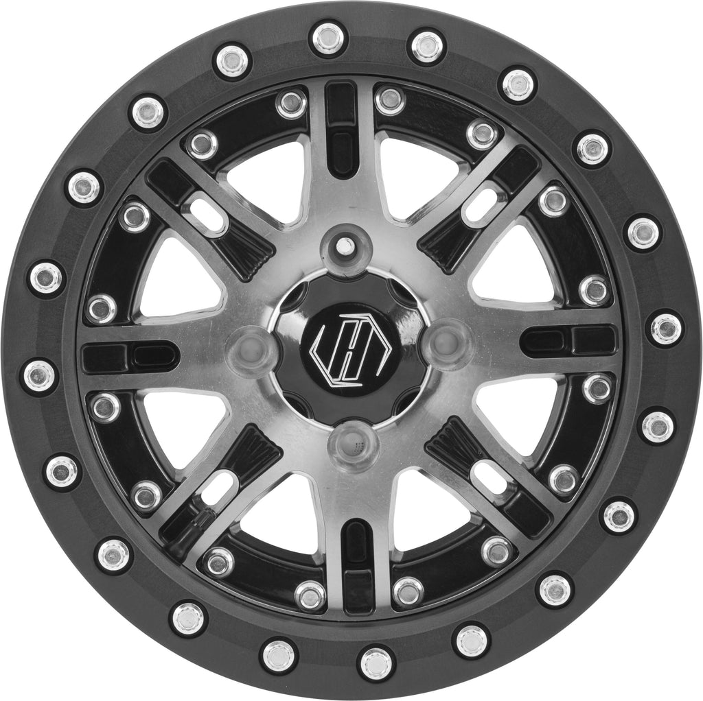 HIPER DESERT RAT WHEEL MACHINED 14X7 4/110 5+2 1470-YDRCM-52-SBL-BK