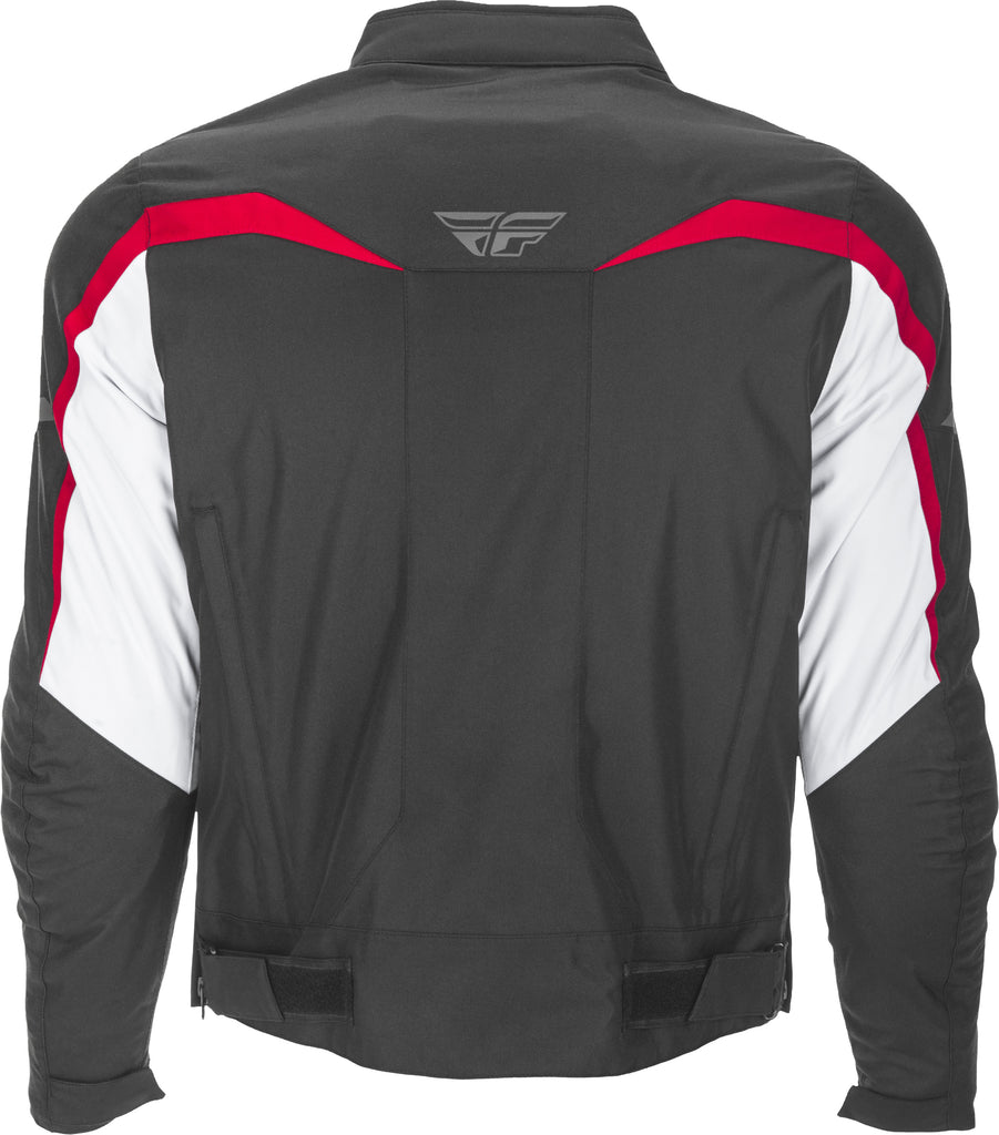 FLY RACING BUTANE JACKET BLACK/WHITE/RED 3X 477-2041-7