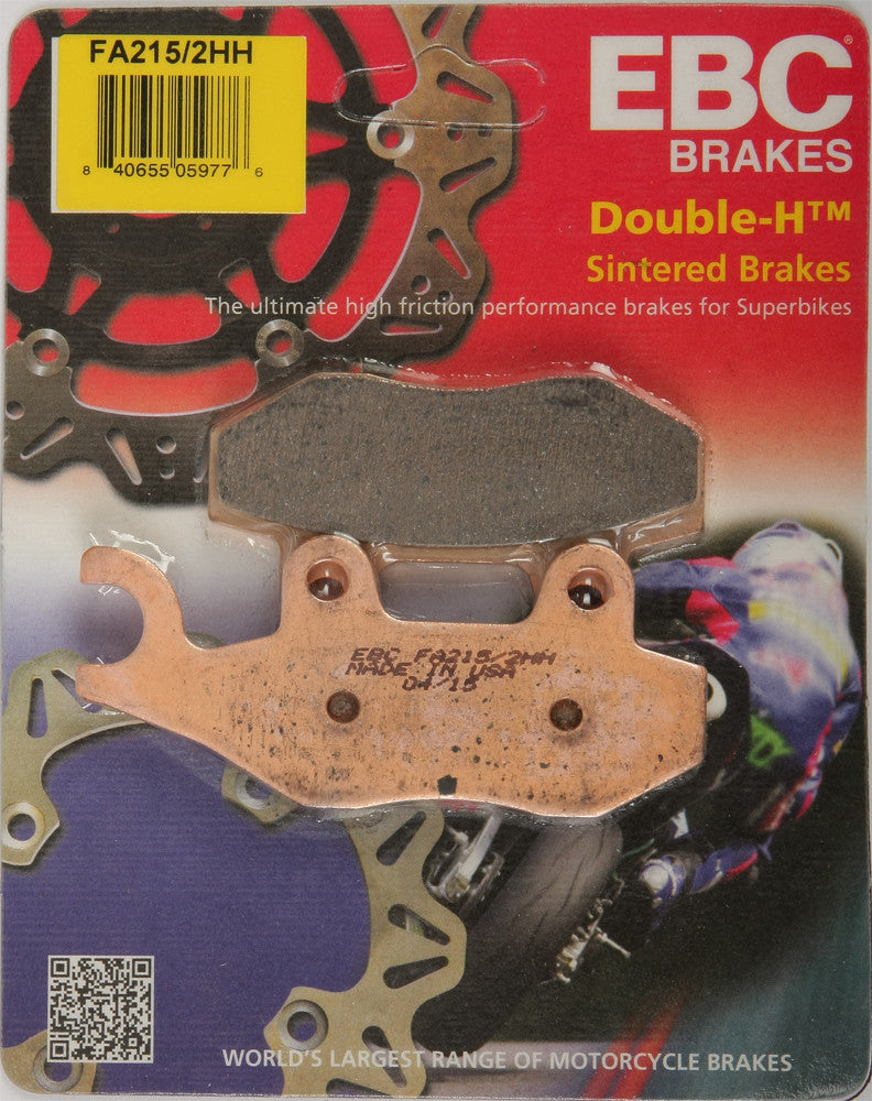 EBC BRAKE PADS FA215/2HH-atv motorcycle utv parts accessories gear helmets jackets gloves pantsAll Terrain Depot