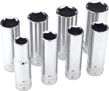 Load image into Gallery viewer, PERFORMANCE 8 PC 1/2" SAE SOCKET SET DEEP W32300