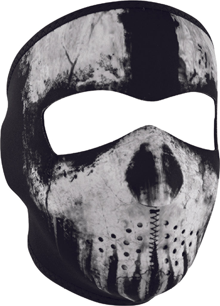 ZAN NEOPRENE FULL MASK SKULL GHOST WNFM409