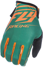 Load image into Gallery viewer, FLY RACING MEDIA GLOVES GREEN/ORANGE SZ 12 350-07512-atv motorcycle utv parts accessories gear helmets jackets gloves pantsAll Terrain Depot