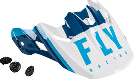 FLY RACING TOXIN TRANSFER HELMET VISOR MATTE BLUE/WHITE 73-88083