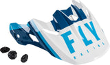 FLY RACING TOXIN TRANSFER HELMET VISOR MATTE BLUE/WHITE 73-88083
