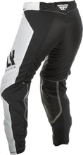 Load image into Gallery viewer, FLY RACING WOMEN'S LITE RACE PANTS WHITE/BLACK SZ 26 191361057885