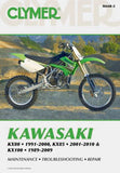 CLYMER REPAIR MANUAL KAW KX80-100 CM448-2