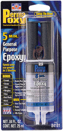 PERMATEX 5 MIN. GENERAL PURPOSE EPOXY 0.84 FL. OZ 6/CASE 84101