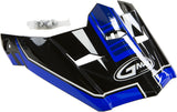 GMAX VISOR W/SCREWS UNCLE MX-46 BLACK/BLUE MD-2X G046821
