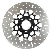 EBC FLOATING BRAKE ROTOR CHROME W/BLACK CENTER RSD019BLK-atv motorcycle utv parts accessories gear helmets jackets gloves pantsAll Terrain Depot