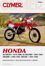 Load image into Gallery viewer, CLYMER REPAIR MANUAL HON XL/XR 200-350 CM328-4-atv motorcycle utv parts accessories gear helmets jackets gloves pantsAll Terrain Depot