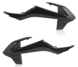 ACERBIS RADIATOR SHROUDS BLACK 2449700001-atv motorcycle utv parts accessories gear helmets jackets gloves pantsAll Terrain Depot