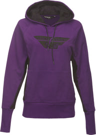 FLY RACING LACED PULLOVER HOODIE PURPLE XS/S 358-01004-atv motorcycle utv parts accessories gear helmets jackets gloves pantsAll Terrain Depot