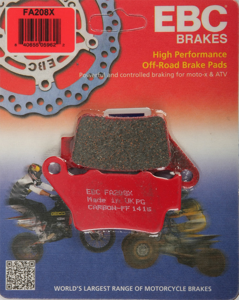 EBC BRAKE PADS FA208X-atv motorcycle utv parts accessories gear helmets jackets gloves pantsAll Terrain Depot