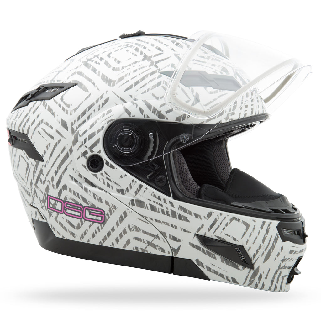 GMAX GM-54S DSG AZTEC HELMET WHITE XS 2548403-atv motorcycle utv parts accessories gear helmets jackets gloves pantsAll Terrain Depot