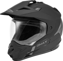 Load image into Gallery viewer, GMAX GM-11 DUAL-SPORT SCUD HELMET MATTE BLACK/GREY XL G1113507
