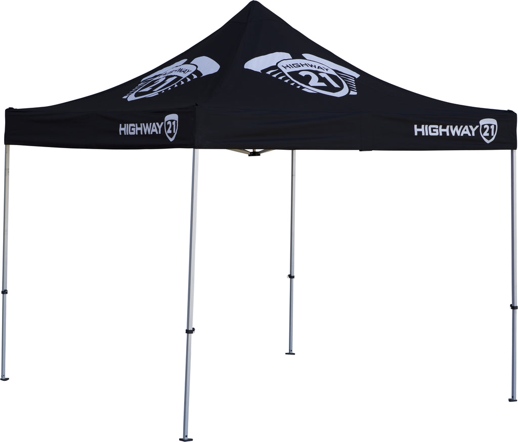 HIGHWAY 21 ALUMINUM CANOPY BLACK 10'X10' CAN10X10A-CUSTOMH21-atv motorcycle utv parts accessories gear helmets jackets gloves pantsAll Terrain Depot