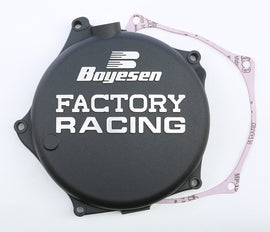 BOYESEN FACTORY RACING CLUTCH COVER BLACK CC-17AB
