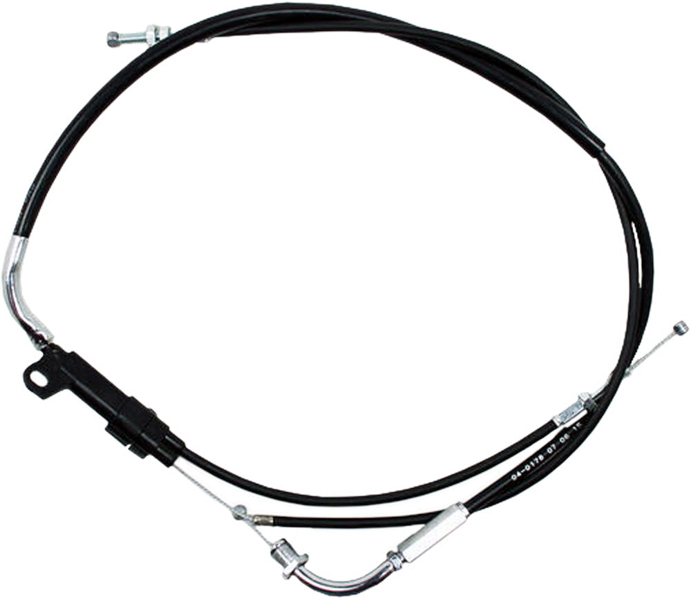 MOTION PRO BLACK VINYL THROTTLE PULL CABLE 04-0178