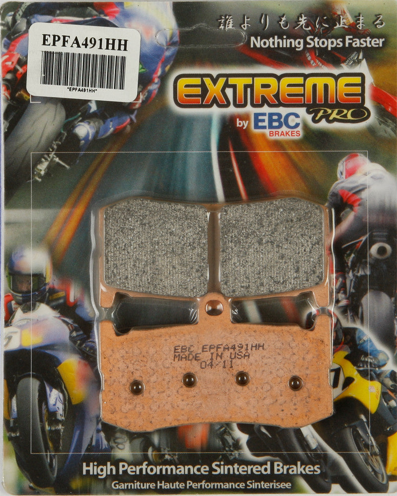 EBC EXTREME PRO BRAKE PADS EPFA491HH-atv motorcycle utv parts accessories gear helmets jackets gloves pantsAll Terrain Depot
