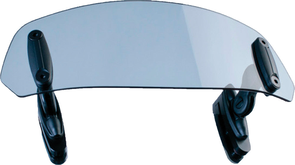 PUIG WINDSCREEN CLIP-ON VISOR SMOKE 250X100MM 6320H