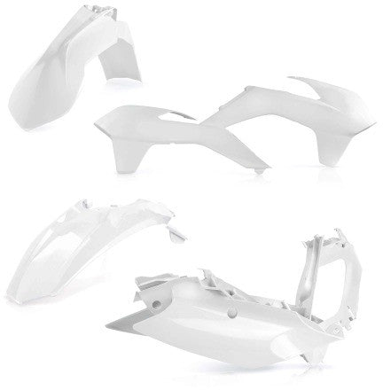 ACERBIS PLASTIC KIT WHITE 2374130002-atv motorcycle utv parts accessories gear helmets jackets gloves pantsAll Terrain Depot