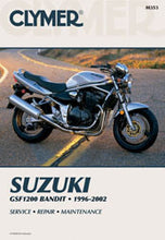 Load image into Gallery viewer, CLYMER REPAIR MANUAL SUZ GSF1200 BANDIT CM353-atv motorcycle utv parts accessories gear helmets jackets gloves pantsAll Terrain Depot