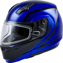 Load image into Gallery viewer, GMAX MD-04S MODULAR DOCKET SNOW HELMET BLUE/BLACK XS G2042043