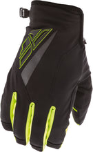 Load image into Gallery viewer, FLY RACING YOUTH TITLE GLOVES BLACK/HI-VIS SZ 06 371-04906
