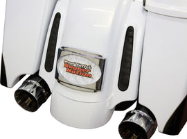 BAGGERNATION STEALTH 3 FRAME W/LIGHT UNIV CHROME USLP3-C