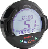 KOSO DL-03SR DIGITAL GAUGE BLACK BEZEL BB642W20