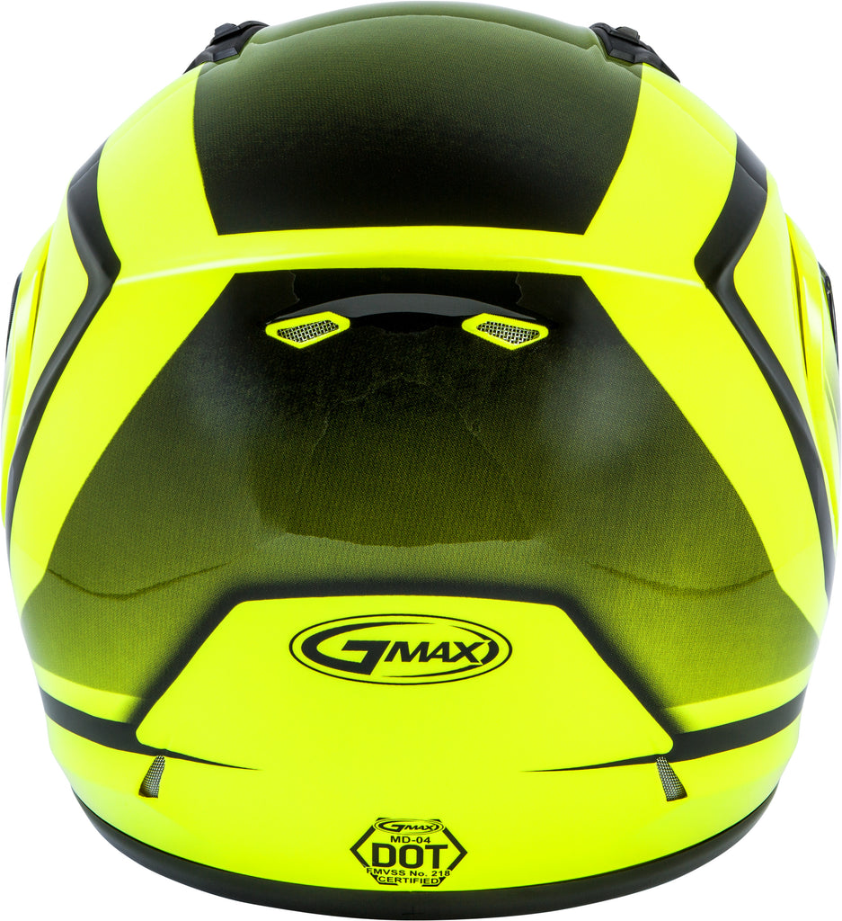 GMAX MD-04S MODULAR DOCKET SNOW HELMET HI-VIS/BLACK XS G2042603