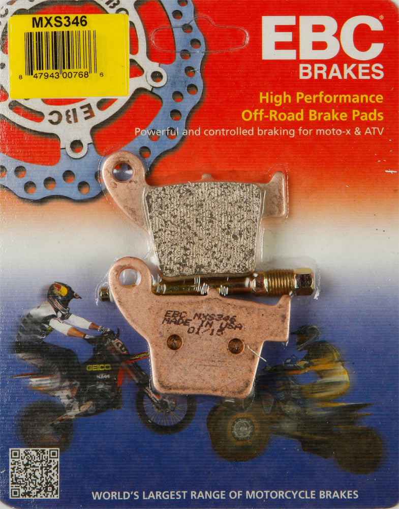 EBC BRAKE PADS MXS346-atv motorcycle utv parts accessories gear helmets jackets gloves pantsAll Terrain Depot