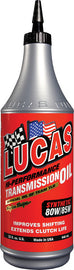 LUCAS SYNTHETIC TRANSMISSION OIL 80W -85 QT 10778