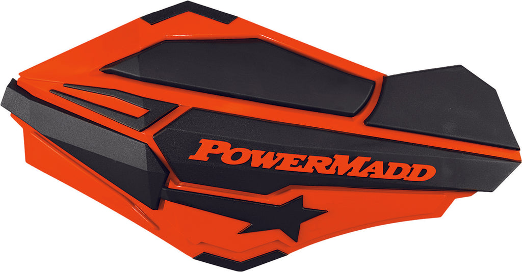 POWERMADD SENTINAL HANDGUARDS (ORANGE/BLACK) 34405-atv motorcycle utv parts accessories gear helmets jackets gloves pantsAll Terrain Depot