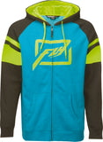 FLY RACING THRESHOLD HOODIE BLUE/HI-VIS M 354-6271M