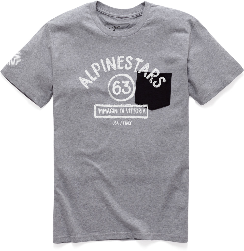 ALPINESTARS PAINT TEE GREY SM 1037-72012-1026-S