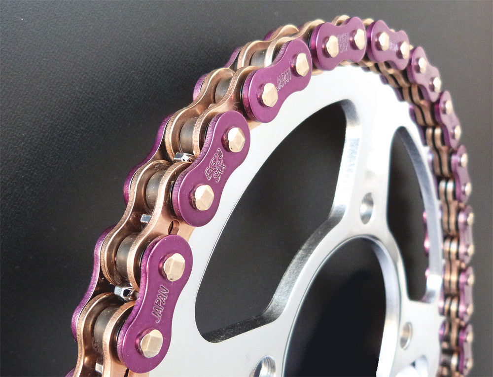 EK ZVX3 CHAIN 520X120 PURPLE 520ZVX3-120AP