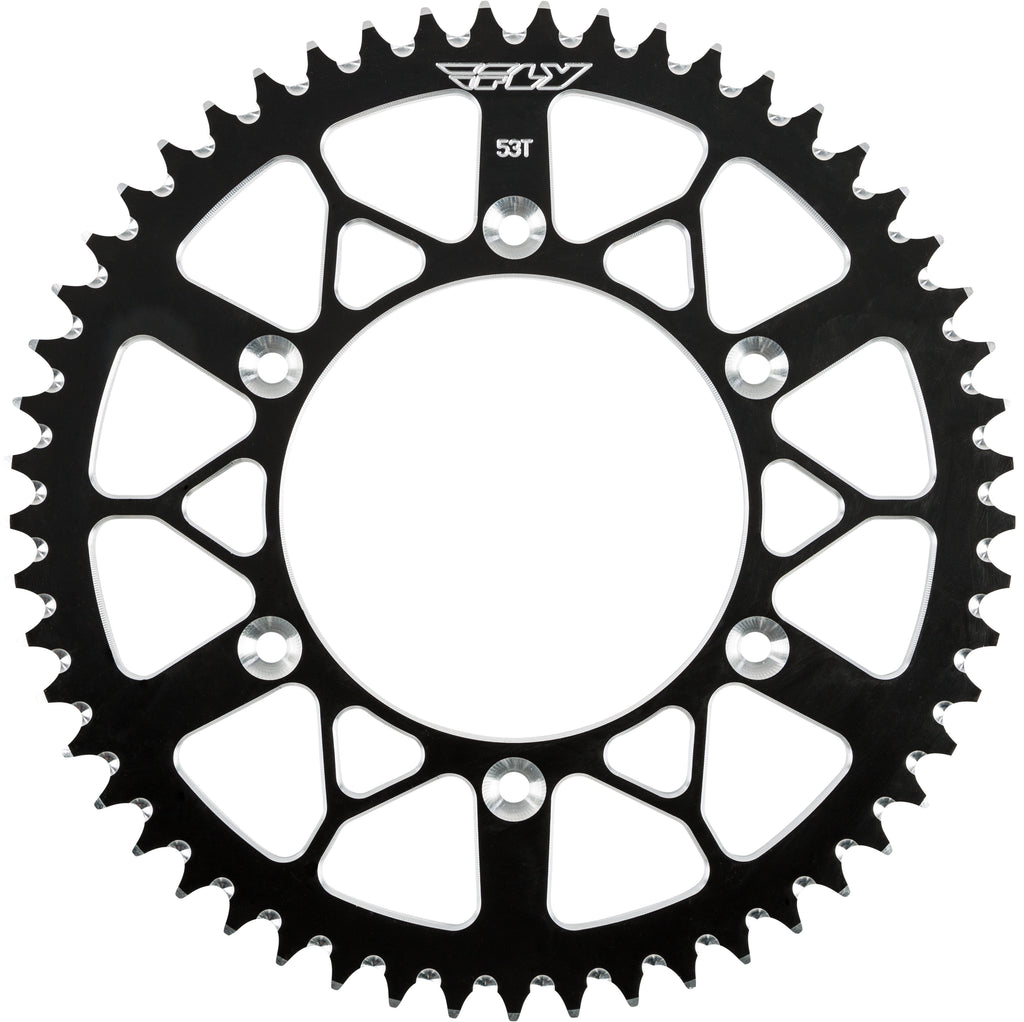 FLY RACING SPROCKET REAR 53T BLACK BETA-53 BLK