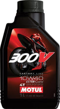 Load image into Gallery viewer, MOTUL 300V 4T COMPETITION SYNTHETIC OIL 10W40 LITER 104118