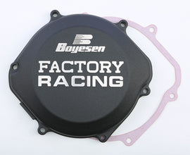 BOYESEN FACTORY RACING CLUTCH COVER BLACK CC-02B