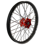 DUBYA REAR WHEEL SET 1.85X16 RED HUB BLACK RIM 56-3159RB