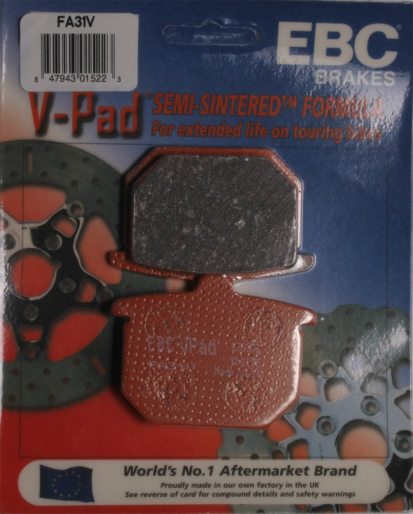 EBC BRAKE PADS V-SERIES FA31V-atv motorcycle utv parts accessories gear helmets jackets gloves pantsAll Terrain Depot