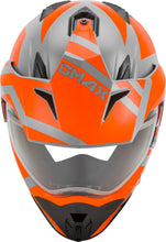 Load image into Gallery viewer, GMAX GM-11S TRAPPER SNOW HELMET W/ELEC SHIELD GREY/ORANGE SM G4112584