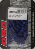 DRC ALUMINUM FLANGE BOLTS BLUE M6X25MM 20/PK D58-51-625