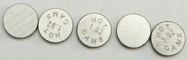 HOT CAMS VALVE SHIMS 8.90X1.92MM 5/PK 5PK890192