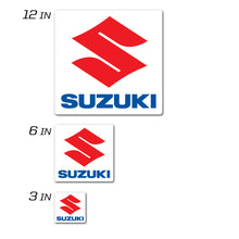 Load image into Gallery viewer, D'COR SUZUKI ICON DECAL 12" SQUARED SUZUKI ICON DECAL 12" SQUARED 40-40-110