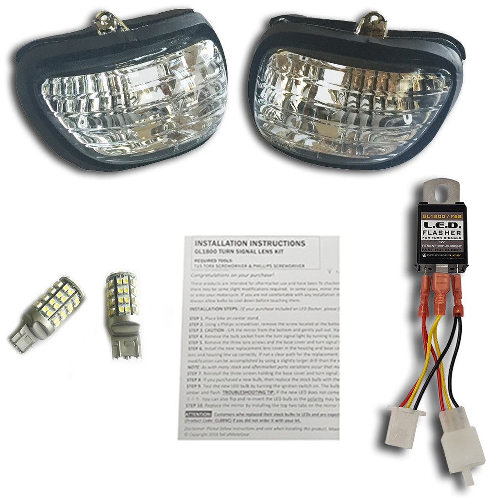 PATHFINDER LED TURN SIGNAL KIT CLEAR G18TCK