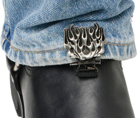 RYDER CLIPS STIRRUP/STRAP BOOT TYPE (FLAMES) FMS-FC-atv motorcycle utv parts accessories gear helmets jackets gloves pantsAll Terrain Depot